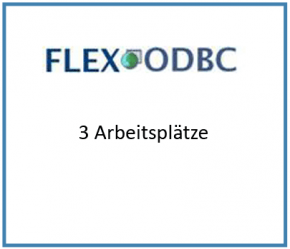 FlexODBC 4.0 3 Arbeitsplätze
